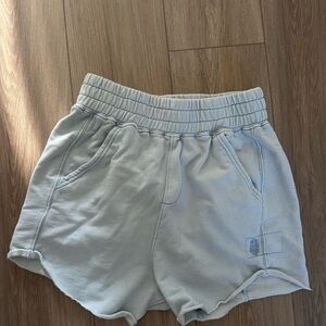Free People Women's Casual Blue Shorts